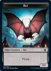 Blood // Bat Double-Sided Token [Innistrad: Crimson Vow Commander Tokens] | Red Riot Games CA