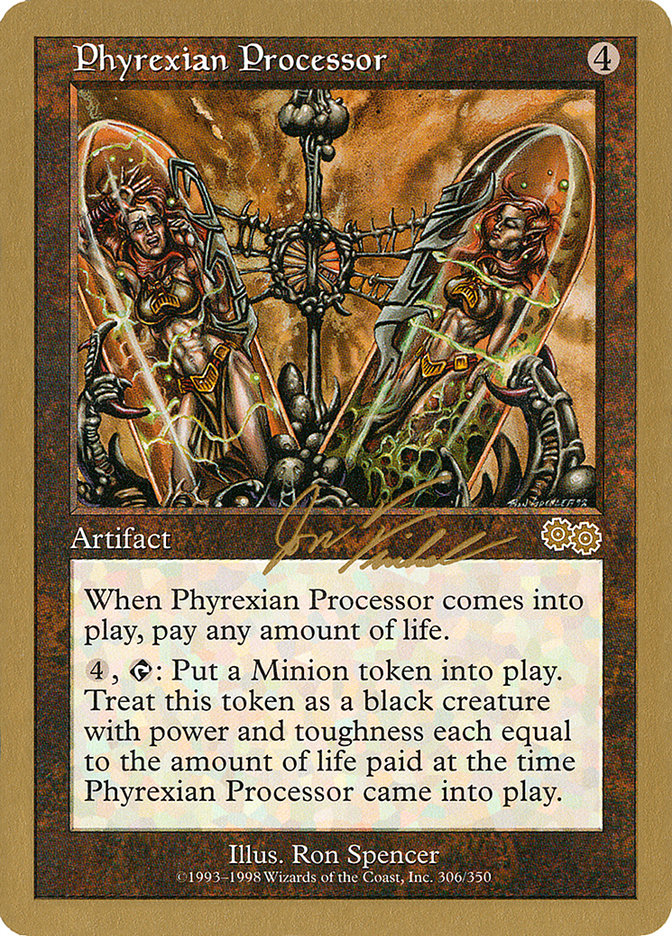 Phyrexian Processor (Jon Finkel) [World Championship Decks 2000] | Red Riot Games CA