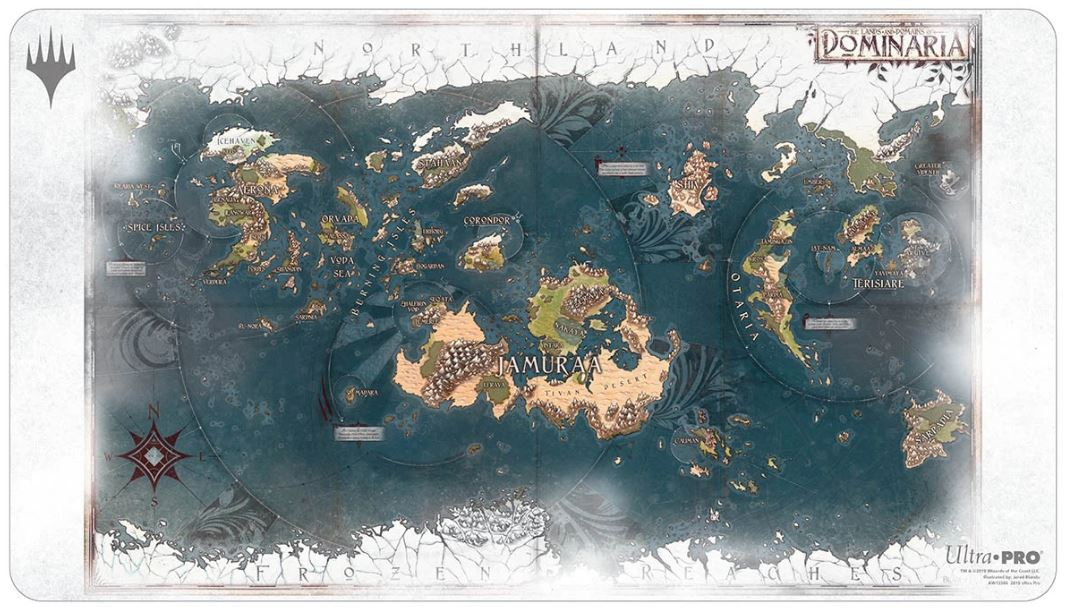 Ultra PRO: Playmat - Dominaria (Map of Dominaria) | Red Riot Games CA