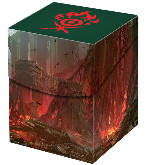 PRO-100+ GUILDS OF RAVNICA: Gruul Clans DECK BOX | Red Riot Games CA