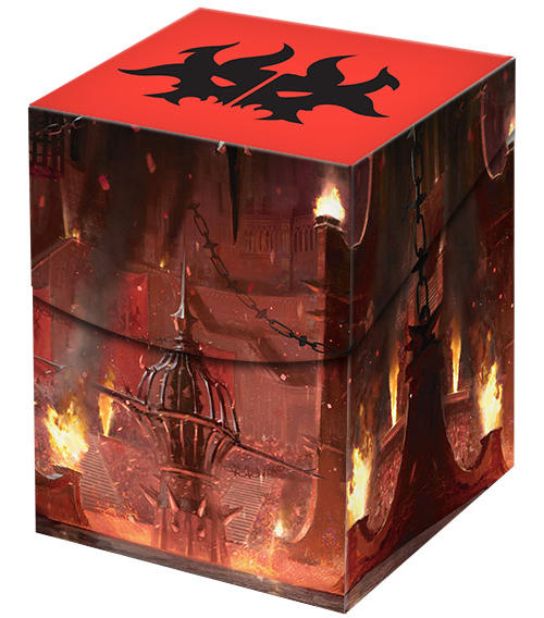 PRO-100+ GUILDS OF RAVNICA: Cult of Rakdos DECK BOX | Red Riot Games CA