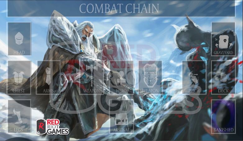 Ice Guardian Playmat by Red Riot Games