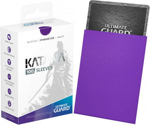 Katana 100 Sleeves - Purple | Red Riot Games CA