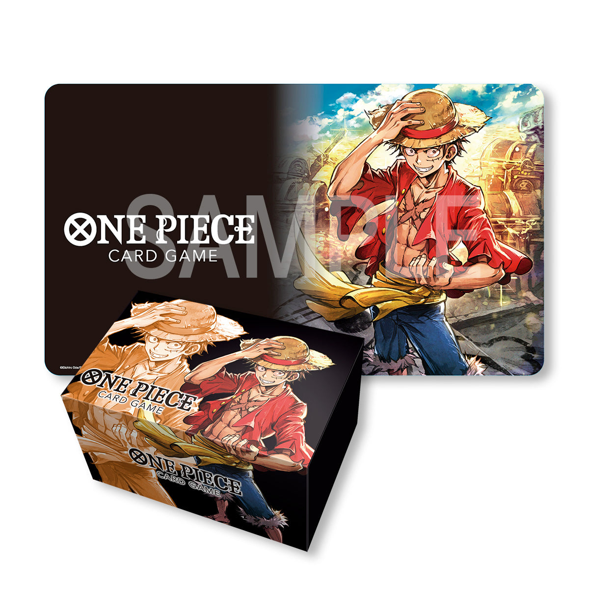 ONE PIECE CG PLAYMAT/CARD CASE SET MONKEY D. LUFFY | Red Riot Games CA