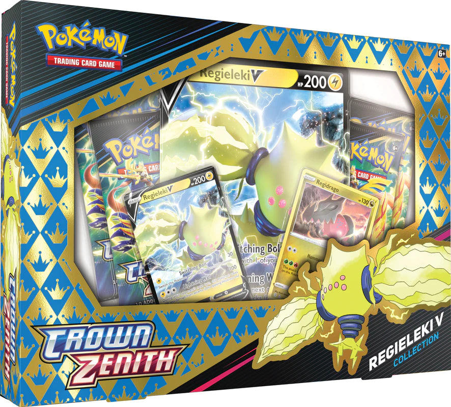 Pokemon - Crown Zenith - Regieleki - Trading Card Collection Box | Red Riot Games CA
