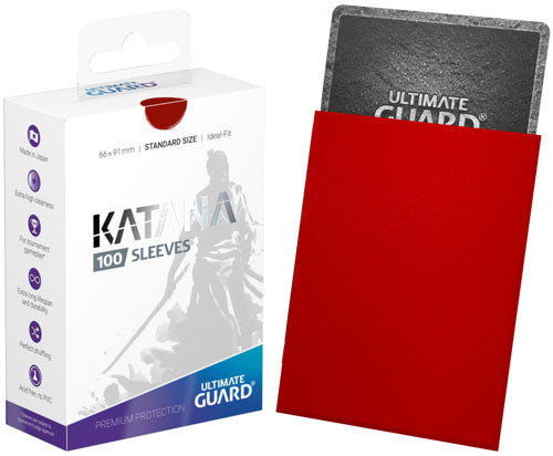 Katana 100 Sleeves - Red | Red Riot Games CA