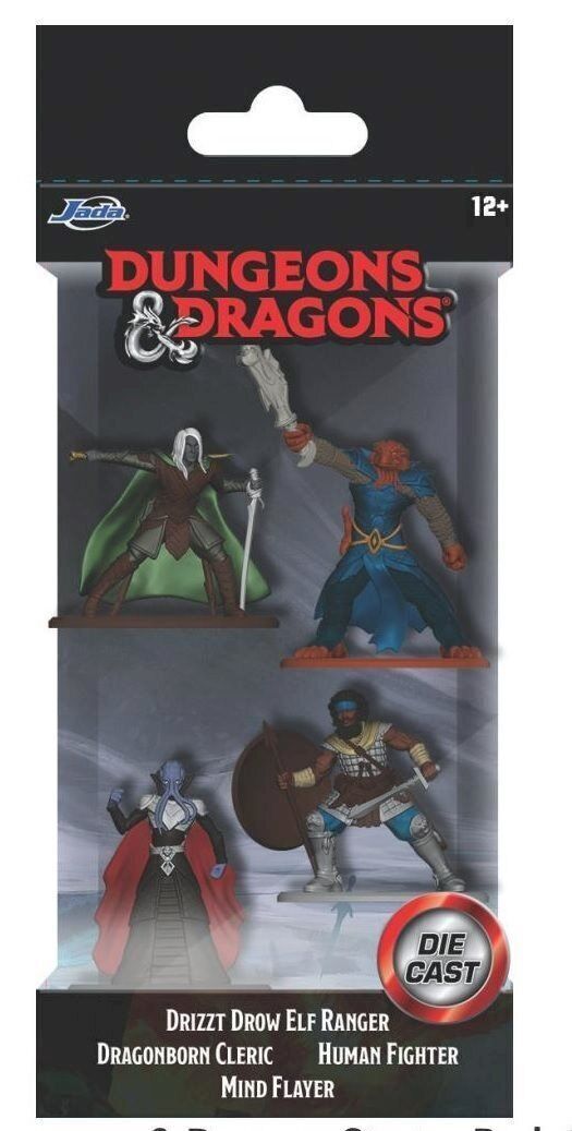 Dungeons & Dragons Die Cast Figurines DRIZZT MIND FLAYER Wizards Of The Coast | Red Riot Games CA